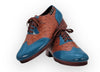 Triple Threat - Turquoise & Brown Ostrich