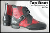 Tap Boot - Black & Red Black Royal